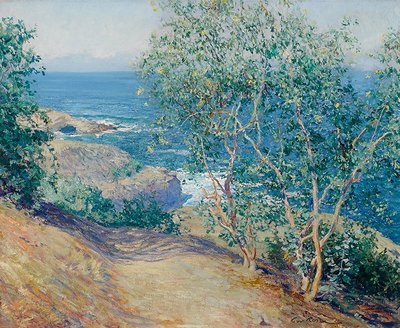 Indische Tabakbäume, La Jolla von Guy Rose